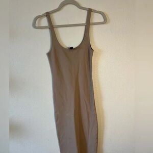 Forever 21 tan dress